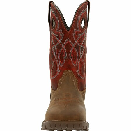 Rocky Legacy 32 Steel Toe Waterproof Western Boot, TAN RED, M, Size 9.5 RKW0341